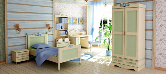 Детская комната ANGEL (голубой) - ТМ BRIZ (Украина)