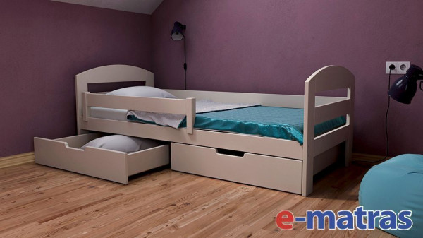ВИННИ (эмаль) - кровать ТМ ЛУНА (Украина)