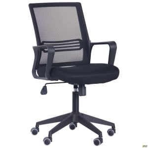 Джун сиденье Сетка черная/спинка Сетка черная - офисное кресло ТМ AMF (377027)