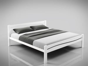 САКУРА - деревянная кровать с металлическим основанием ТМ TENERO