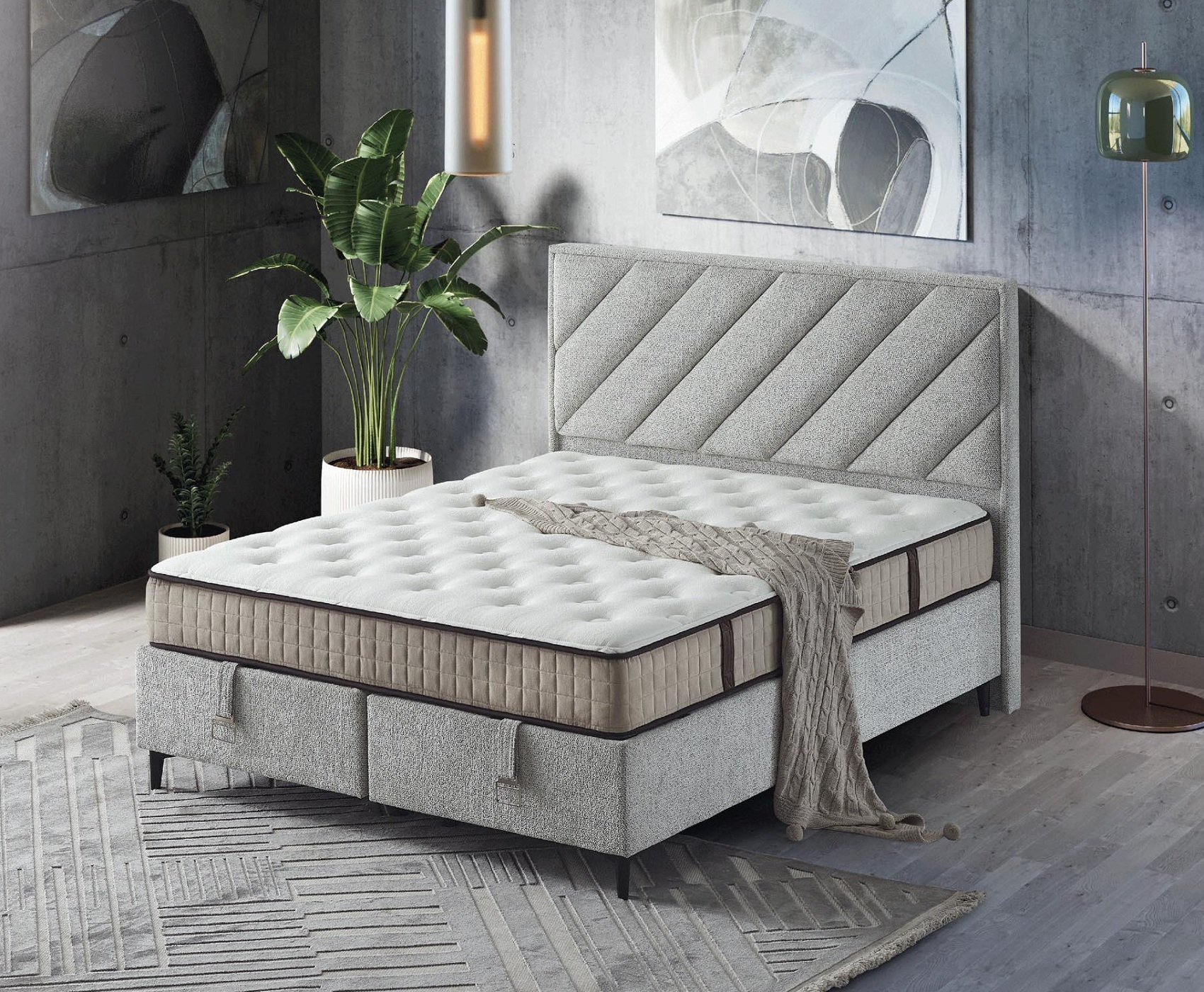 岩盤マット EUROPEAN LUXURY TREATMENT ELEGANT - ортопедичний матрац ТМ BRN купити на e-matras.ua | Ціна