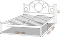 ЛАУРА - металлическая кровать ТМ МЕТАЛЛ-ДИЗАЙН (фото 7 из 6)
