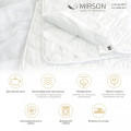 Наматрасник №1715 ECO LIGHT WHITE (Wool) (обычный на резинке по углам) - ТМ MIRSON (Украина) (фото 2 из 11)