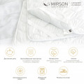Наматрацник №1718 ECO LIGHT WHITE (Cotton) (звичайний на резинці по кутах) - ТМ MIRSON (Україна) (світлина 2 з 11)