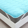 Наматрасник №1725 ECO LIGHT BLUE (Silk) (обычный на резинке по углам) - ТМ MIRSON (Украина) (фото 4 из 10)