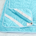Наматрасник №1725 ECO LIGHT BLUE (Silk) (обычный на резинке по углам) - ТМ MIRSON (Украина) (фото 6 из 10)