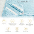 Наматрасник №1725 ECO LIGHT BLUE (Silk) (обычный на резинке по углам) - ТМ MIRSON (Украина) (фото 9 из 10)