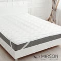 Наматрацник №1727 ECO LIGHT WHITE Тенсель (MODAL) (звичайний на резинці по кутах) - ТМ MIRSON (Україна) (світлина 4 з 10)