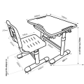 SOLE - комплект парта і стілець-трансформери ТМ FUNDESK (Італія) (світлина 7 з 6)