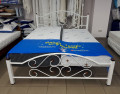 ВАЛЕНСІЯ, 160х200 білий глянцевий - металеве ліжко ТМ SKAMYA (Розпродаж-Одеса) (фото 2 из 5)