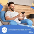Подушка П-образная для сна и отдыха стеганная 140х75х20 ТМ ИДЕЯ (Украина) (фото 9 из 19)
