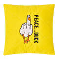 PEACE... DUCK - декоративна подушка 40х40 ТМ ІДЕЯ 8-35750*001 (2200004858722) (світлина 4 з 5)