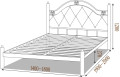ЕСМЕРАЛЬДА - металеве ліжко ТМ МЕТАЛ-ДИЗАЙН (світлина 14 з 15)