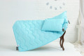 Набор антиаллергенный с Тенсель Всесезонный №1673 ECO LIGHT BLUE (одеяло + подушки 50х70 средние) - ТМ MIRSON (Украина) (фото 2 из 11)
