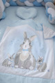 SUMMER BUNNY BLUE (арт.450.05) - кокон-гніздечко ТМ ВЕРЕС (Україна) (світлина 2 з 6)