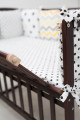 AMELI - детская кроватка с откидной боковиной, дугами та колесами ТМ ГОЙДАЛКА (фото 7 из 26)