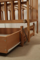 VALERI - детская кроватка на шарнирах с подшипником с откидной боковиной и ящиком ТМ ГОЙДАЛКА (фото 12 из 38)