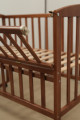 AMELI - детская кроватка с откидной боковиной, дугами та колесами ТМ ГОЙДАЛКА (фото 15 из 26)