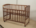 AMELI - детская кроватка с подвижной боковиной, дугами и колесами ТМ ГОЙДАЛКА (фото 20 из 27)