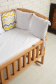 AMELI - детская кроватка с откидной боковиной, дугами та колесами ТМ ГОЙДАЛКА (фото 22 из 26)