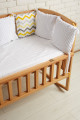 AMELI - детская кроватка с откидной боковиной, дугами та колесами ТМ ГОЙДАЛКА (фото 23 из 26)