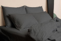 Комплект постільної білизни САТИН СТРАЙП СІРИЙ - ТM SLEEP CARE (світлина 2 з 3)