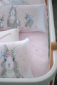 SUMMER BUNNY NEW 6 предметов - постельный комплект в кроватку ТМ ВЕРЕС (Украина) (фото 10 из 11)