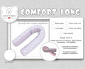 COMFORT LONG STARS WHITE-GRAY - подушка для годування 170х52 см TM ВЕРЕС (302.01.6) (світлина 5 з 7)