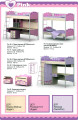 PINK PN-16-1 - двухъярусная кровать-чердак + стол ТМ BRIZ (Украина) (фото 4 из 6)