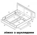 ГЛОРІЯ - ліжко ТМ KʼLEN (Україна) (світлина 12 з 13)