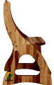 Парта-растишка с ящиками (ширина 120см), надстройкой и 2-мя стульчиками - ТМ MOBLER (код: p112-1+h112+c300_2) (фото 2 из 17)