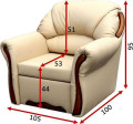 БОСТОН - крісло-ліжко ТМ ВІКА (світлина 2 з 14)