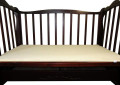 Льняной матрас в детскую кроватку, 60х120 (ткань лен) - TM ЛИНТЕКС (Распродажа) (фото 8 из 8)