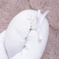 KIDS TIME 28-0001 WHITE VELVET - бампер-коса в кроватку TM MIRSON (2200007128228) (фото 6 из 6)