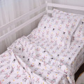 БЯЗЬ KIDS TIME 17-0529 BUNNIES WHITE - детская простынь на резинке ТМ MIRSON (фото 2 из 6)