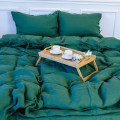 Простирадло на гумці ЛЬОН NATURAL LINEN GREEN APPLE - ТМ MIRSON (світлина 6 з 8)