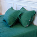 Простирадло на гумці ЛЬОН NATURAL LINEN GREEN APPLE - ТМ MIRSON (світлина 3 з 8)