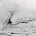 Простирадло на гумці ЛЬОН NATURAL LINEN GREY SKY - ТМ MIRSON (світлина 2 з 7)