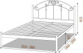 МОНРО - металлическая кровать ТМ МЕТАЛЛ-ДИЗАЙН (фото 18 из 21)