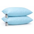 Набір антиалергенний Евкаліптовий Всесезонний №1703 ECO LIGHT BLUE (ковдра + подушки 50х70 середні) - ТМ MIRSON (Україна) (світлина 3 з 6)