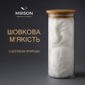 Набір Шовковий Всесезонний №1691 ECO LIGHT BLUE (ковдра + подушки 50х70 середні) - ТМ MIRSON (Україна) (світлина 3 з 6)