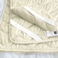 Наматрацник №1717 ECO LIGHT CREM (Wool) 80x160 на гумці по кутах - ТМ MIRSON (Розпродаж) (світлина 2 з 5)