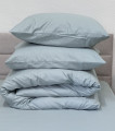 AQUA GREY 15-5205 ECOTTON - простирадло на гумці ТМ NOVITA (Україна) (світлина 3 з 4)