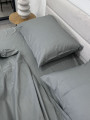 NATURAL GREY 17-4402 ECOTTON - набір наволочок 2 шт 50х70 TM NOVITA (24740) (світлина 2 з 4)