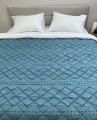 Покрывало ПОЛИСАТИН JACUARD GREEN ECOTTON - TM NOVITA (Украина) (фото 2 из 3)