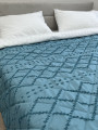 Покрывало ПОЛИСАТИН JACUARD GREEN ECOTTON - TM NOVITA (Украина) (фото 3 из 3)