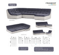 Диван модульный ПОРТУ П2+П3Р+П4 (2 категория) - TM FRANKOF (Распродажа) (фото 7 из 9)