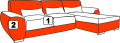 RAMON - диван-кровать угловой TM DAVIDOS MODERN LINE (фото 13 из 12)