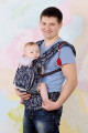 MY BABY СИНИЙ ДЖИНС (буквы) - эрго рюкзак ТМ MОДНЫЙ КАРАПУЗ (фото 2 из 3)