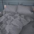 Постільна білизна SATIN STRIPE 30-0012 DARK GRAY - ТМ MIRSON (Україна-Італія) (світлина 6 з 6)